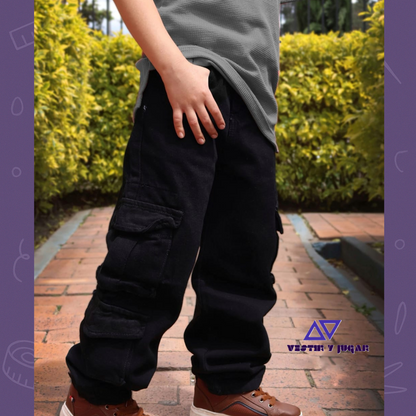 SUPER CARGO BAGGY PARA NIÑO